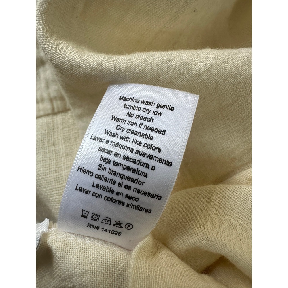Atelier Delphine Block Top in Crinkle Gauze 100% Cotton USA MADE Kinari Medium - Picture 12 of 16